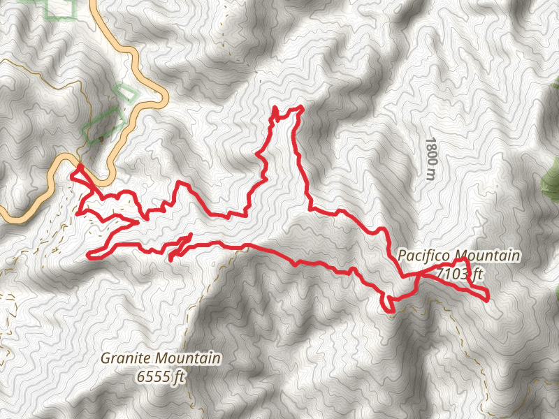 Mill Creek Summit to Pacifico Mountain Loop