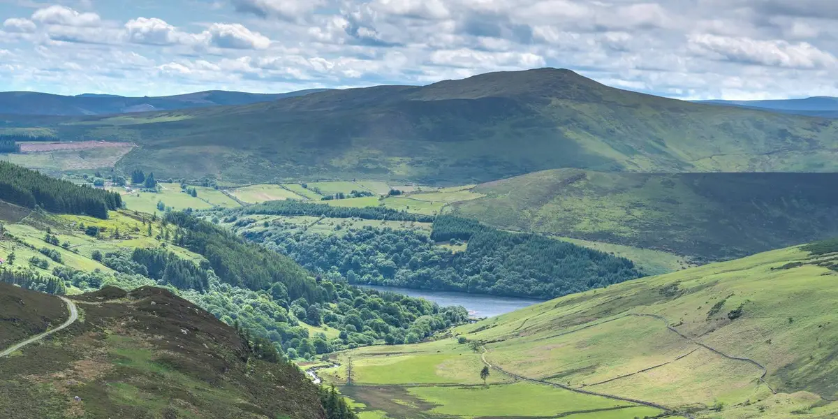 Luggala from Ballinastoe Woods