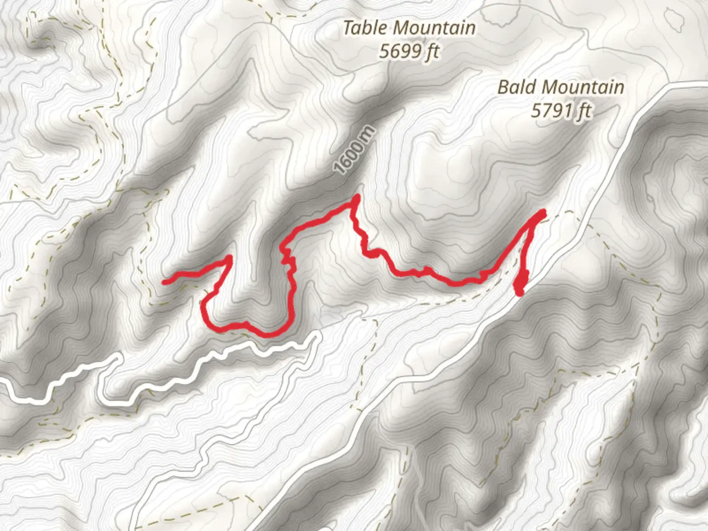 An image depicting the trail Sandusky Trail and its surrounding area.