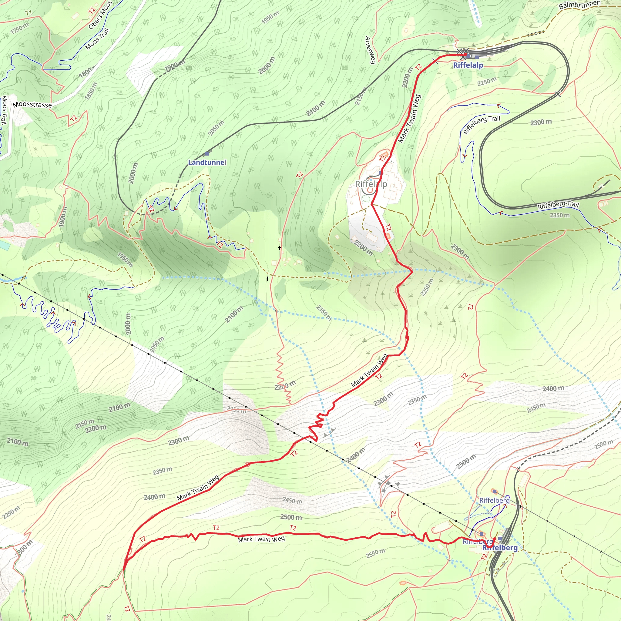 Mark Twain Trail Nr 18 mobile static map
