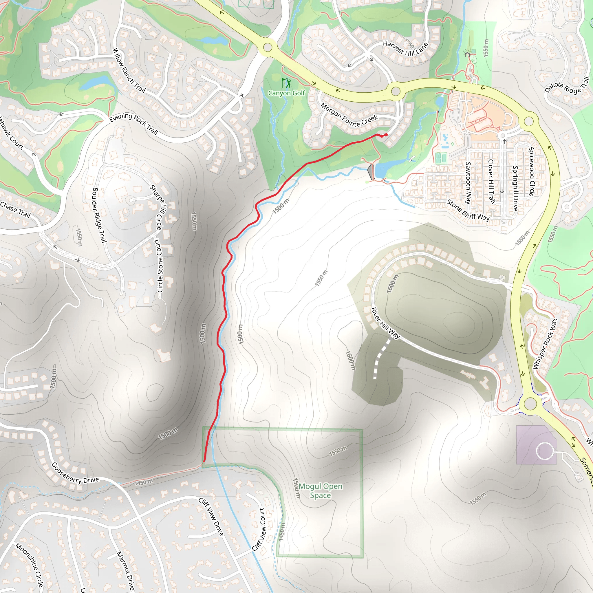 Morgan Pointe Court mobile static map