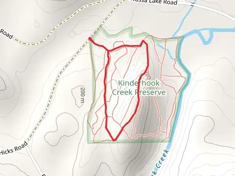 Woods Road Trail - White and Ridge Top Trail - Red Loop