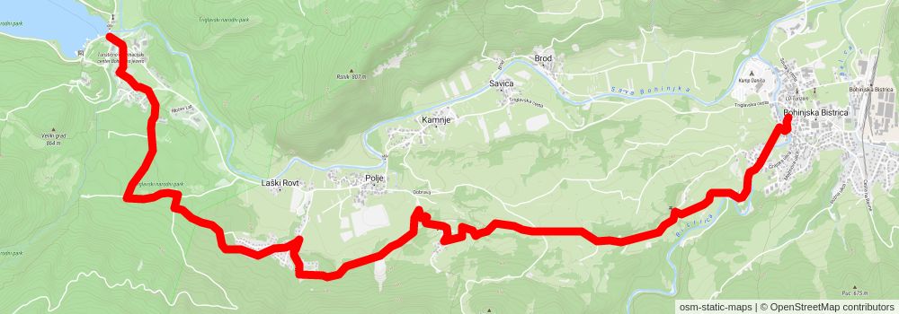Juliana Trail stage 7 Map