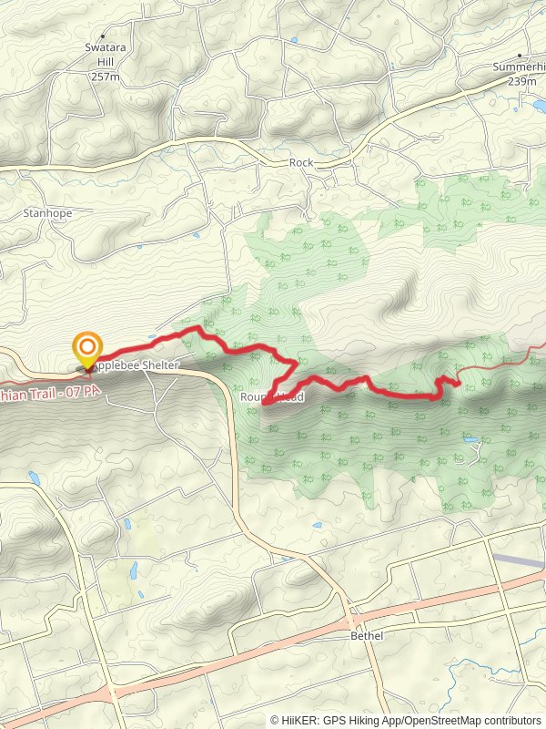 Hertein Campsite via Appalachian National Scenic Trail