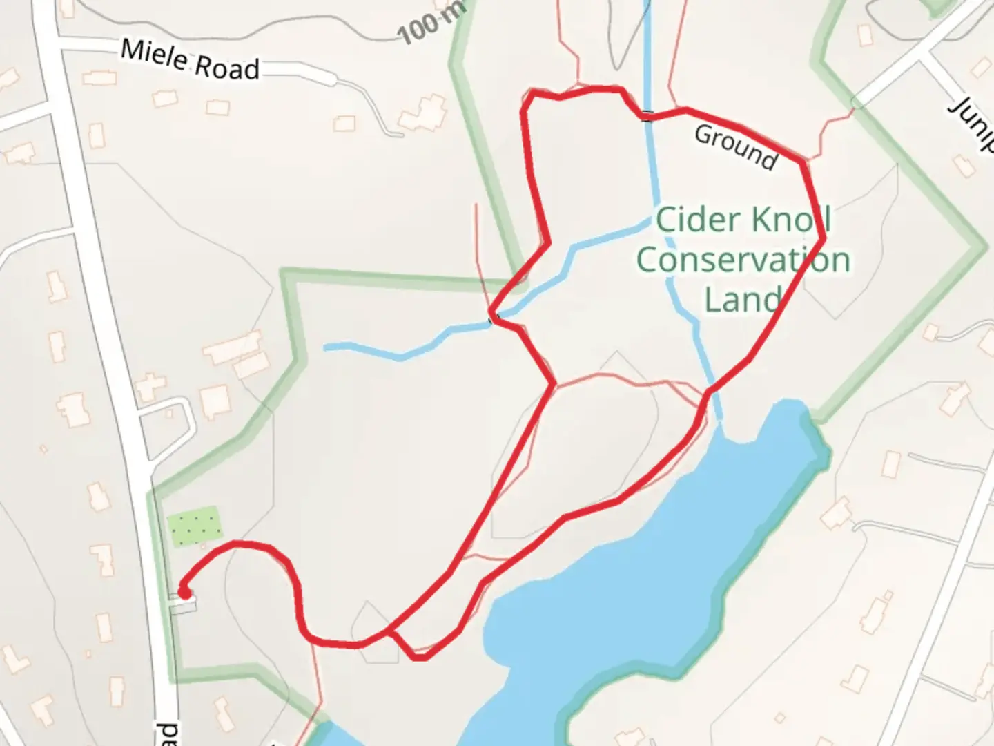 An image depicting the trail Cider Brook and its surrounding area.