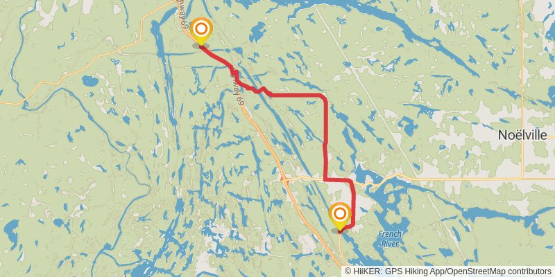 Waterfront Trail stage 110 Map