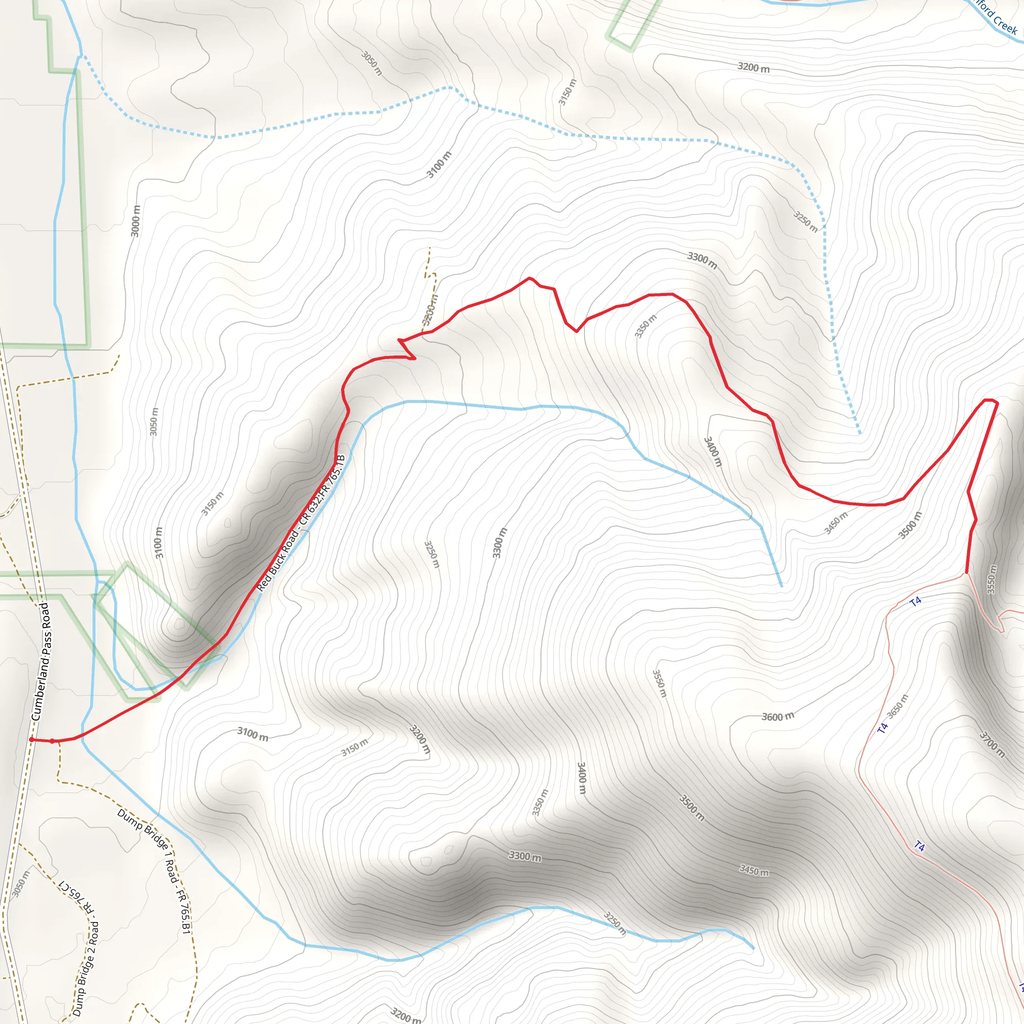 Hillerton Trail mobile static map