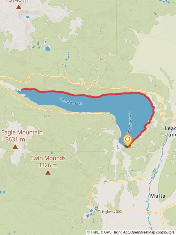 Turquoise Lake via ADT