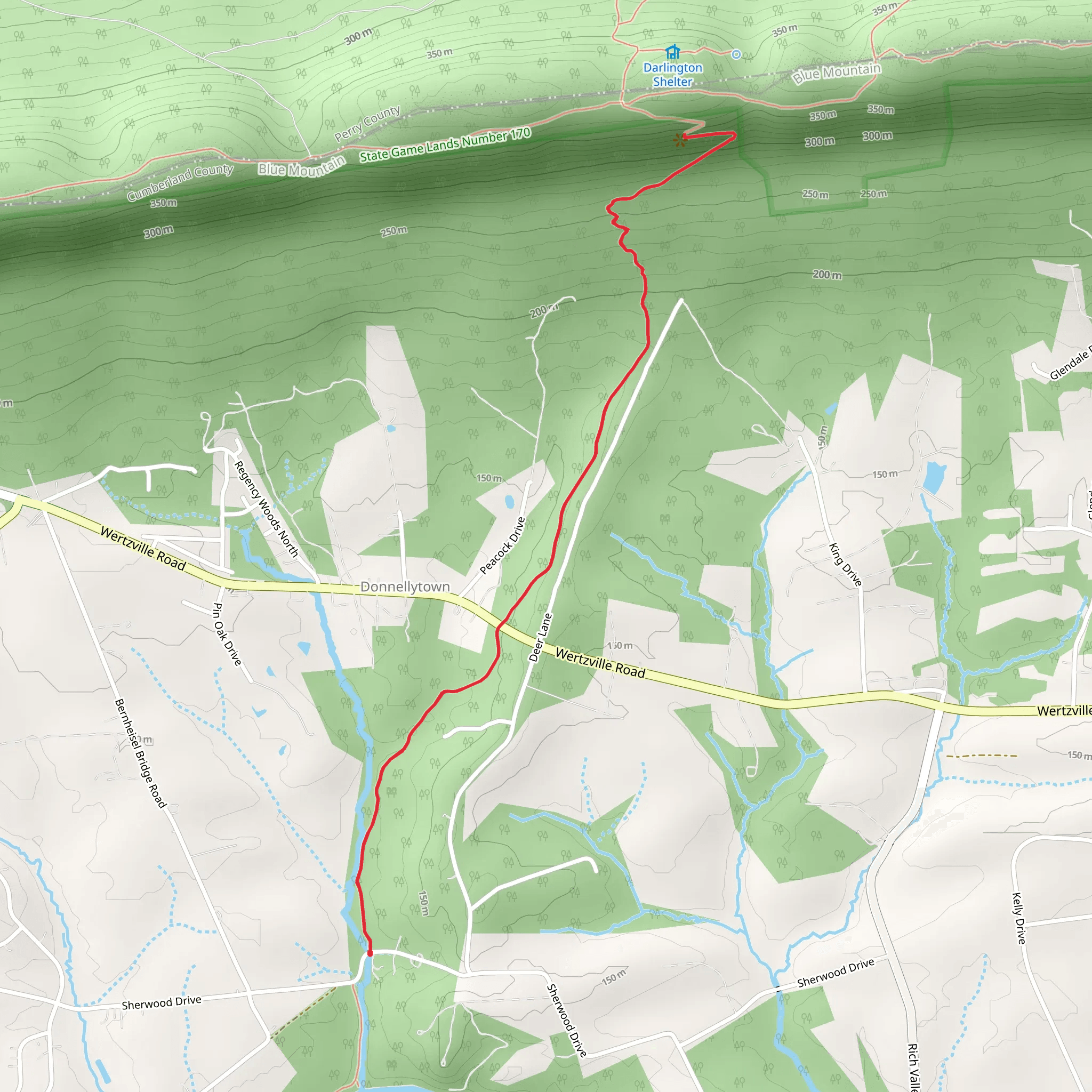 Fronstone Ridge mobile static map