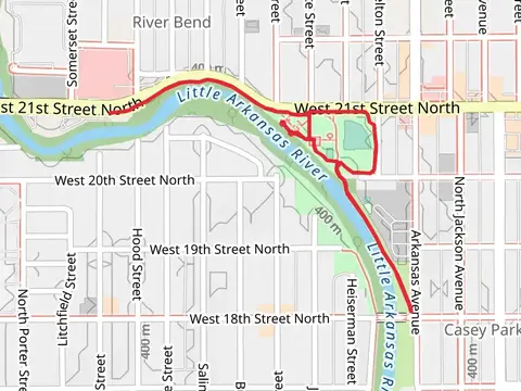 Woodland Park North and Little Arkansas River Walk