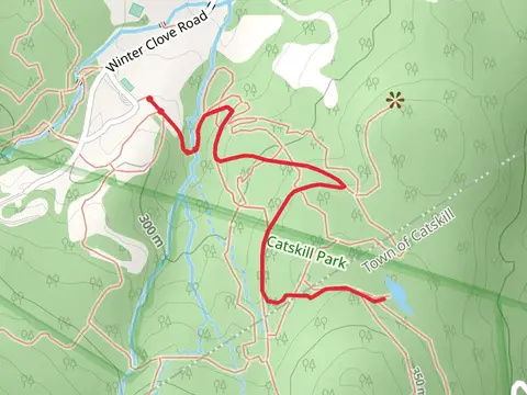 Winter Clove Road - Kiskatom Brook