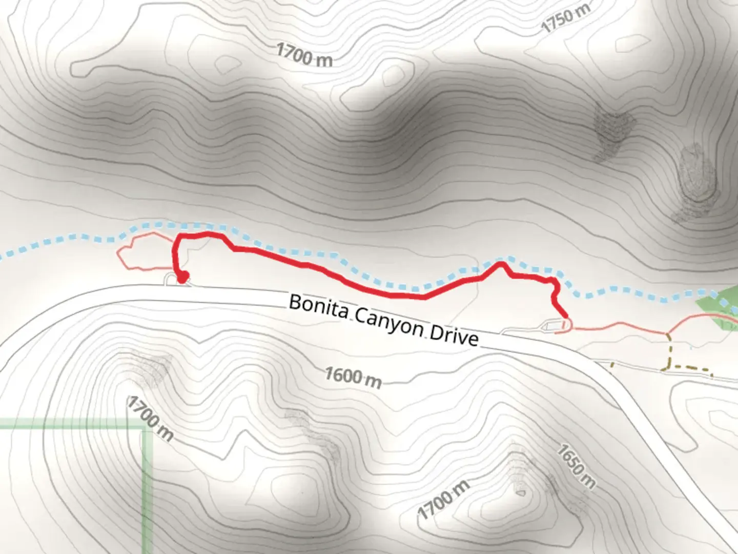 An image depicting the trail Bonita Creek Trail and its surrounding area.