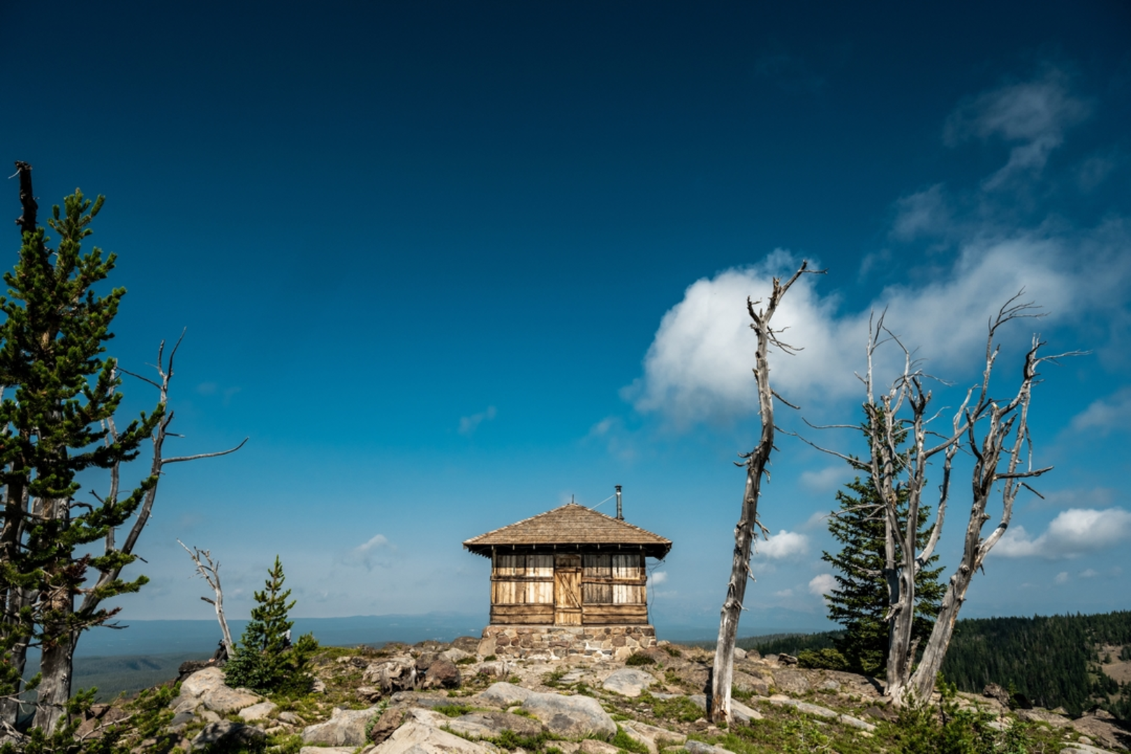 An image depicting the trail Observation Peak Trail and its surrounding area.