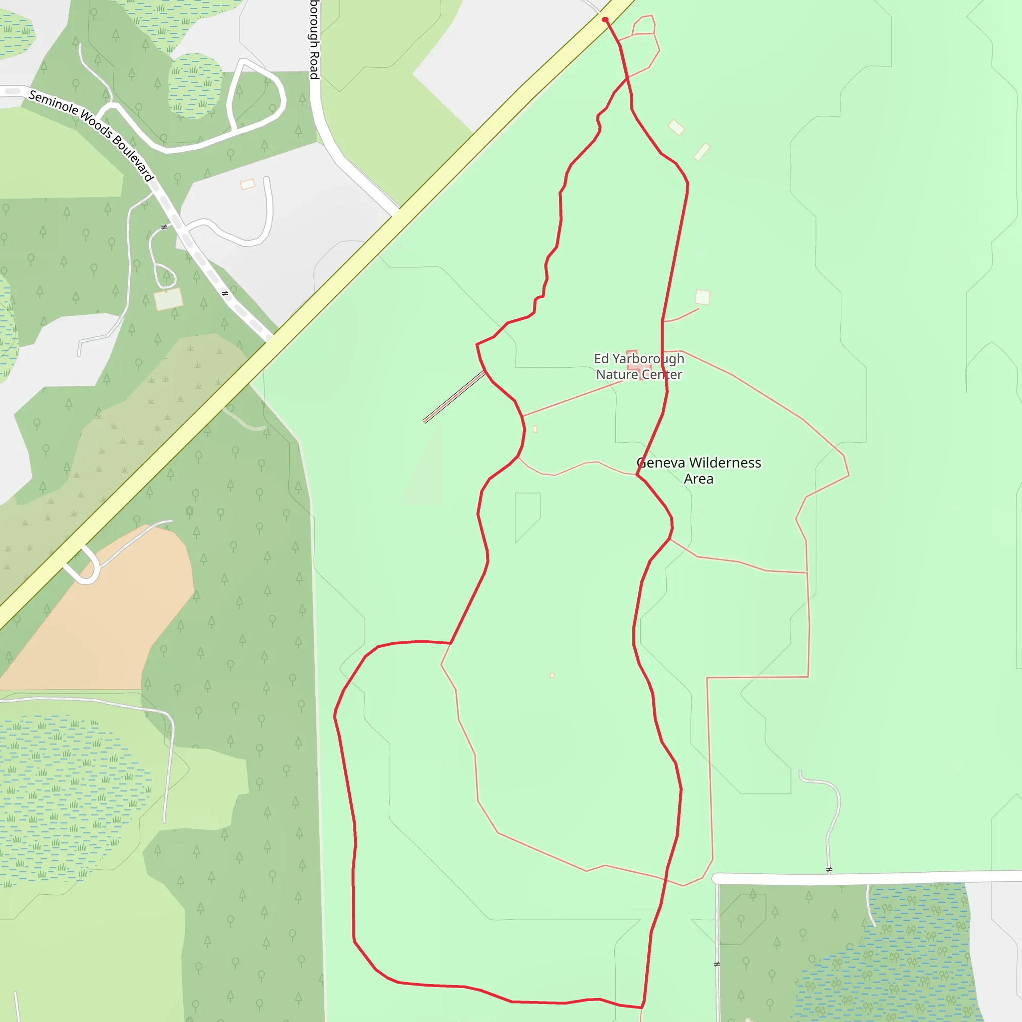 Geneva Wilderness Area Loop mobile static map