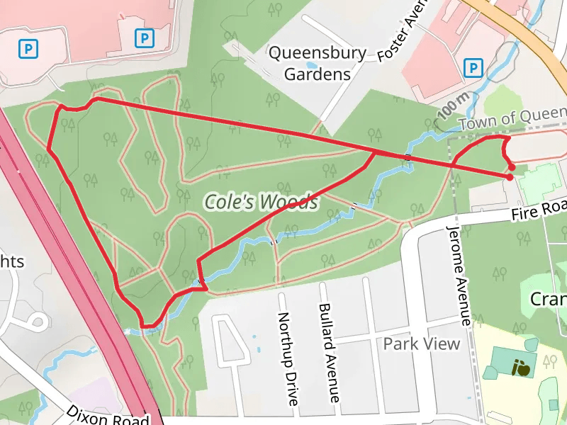 Halfway Brook in Cole's Woods