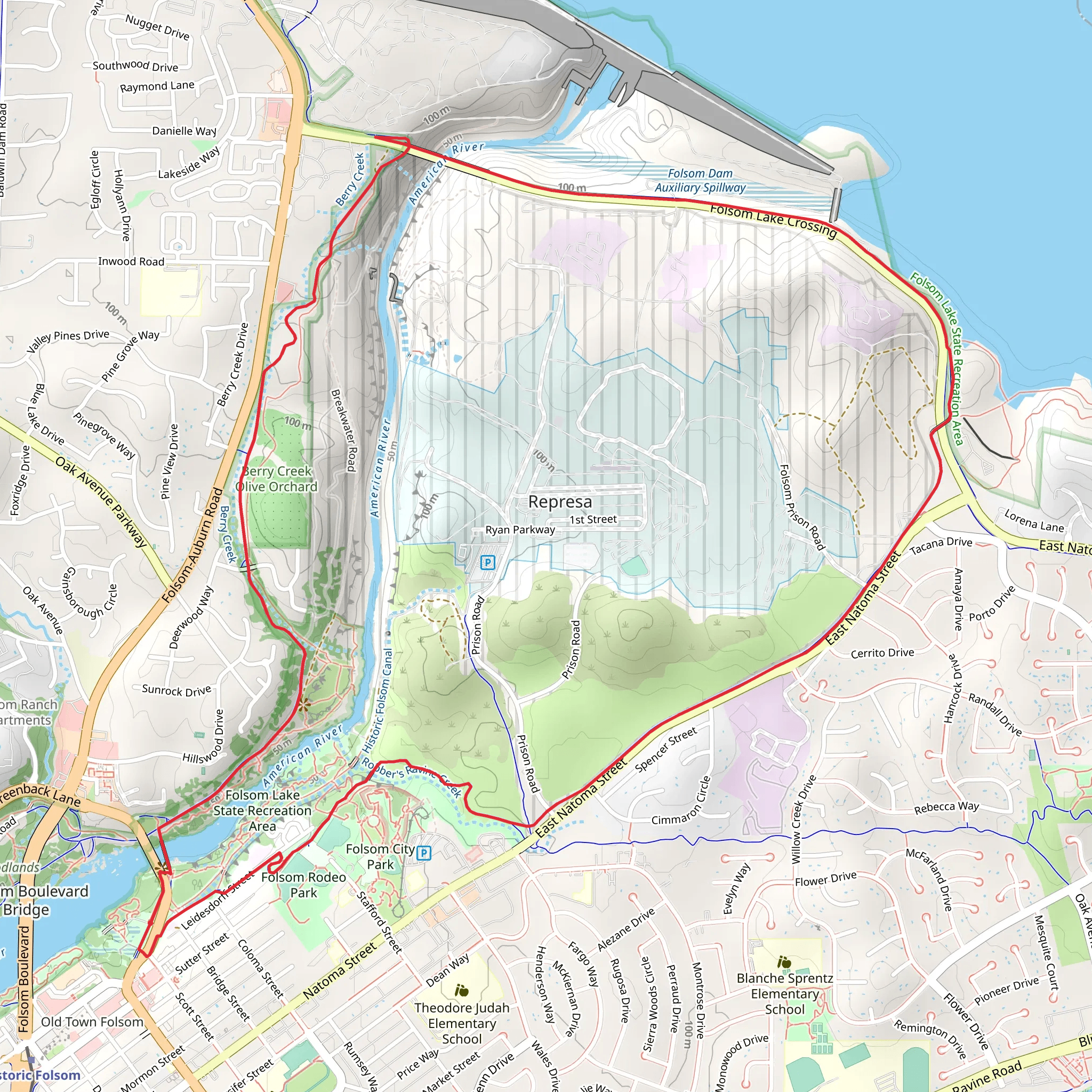 Johnny Cash and American Discovery Loop Trail mobile static map