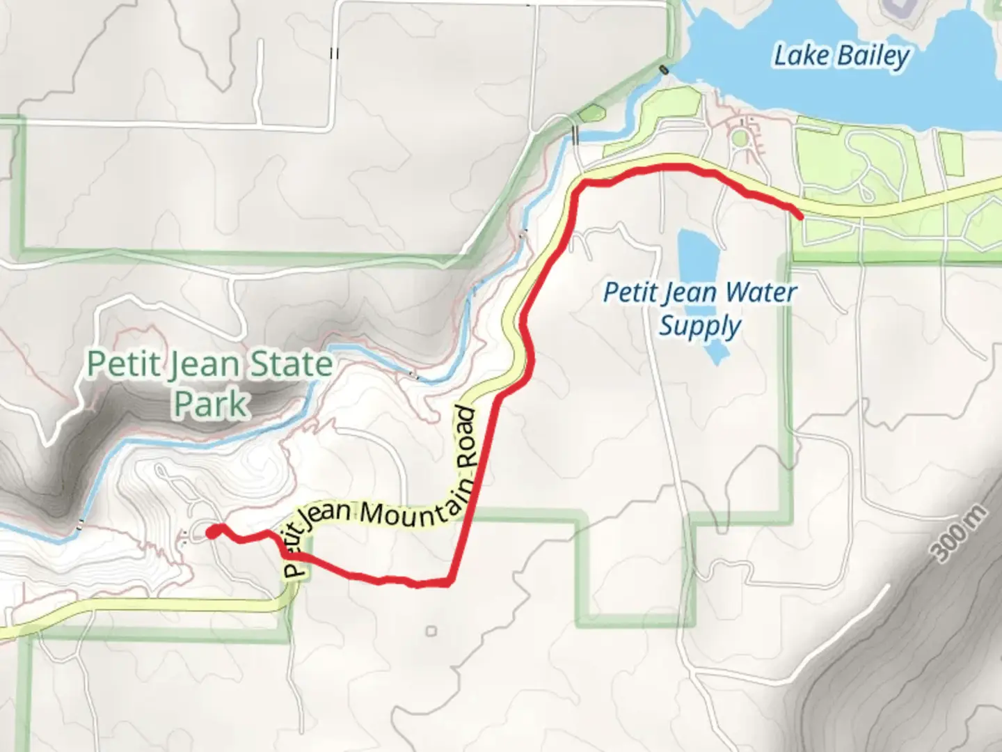 An image depicting the trail CCC Hike Trail and its surrounding area.