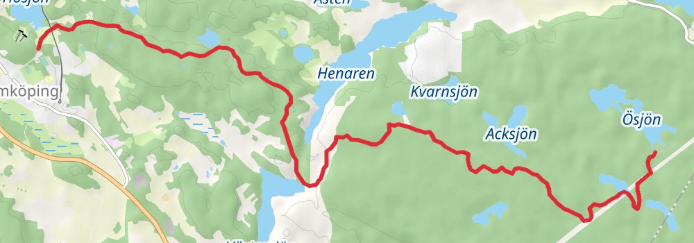 Sörmlandsleden Trail stage 11 Map