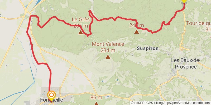 Via Domitia stage 24 Map