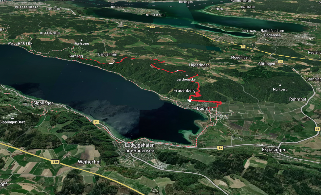 Bodman to Kargegg Walk via Ruine Alt Bodman