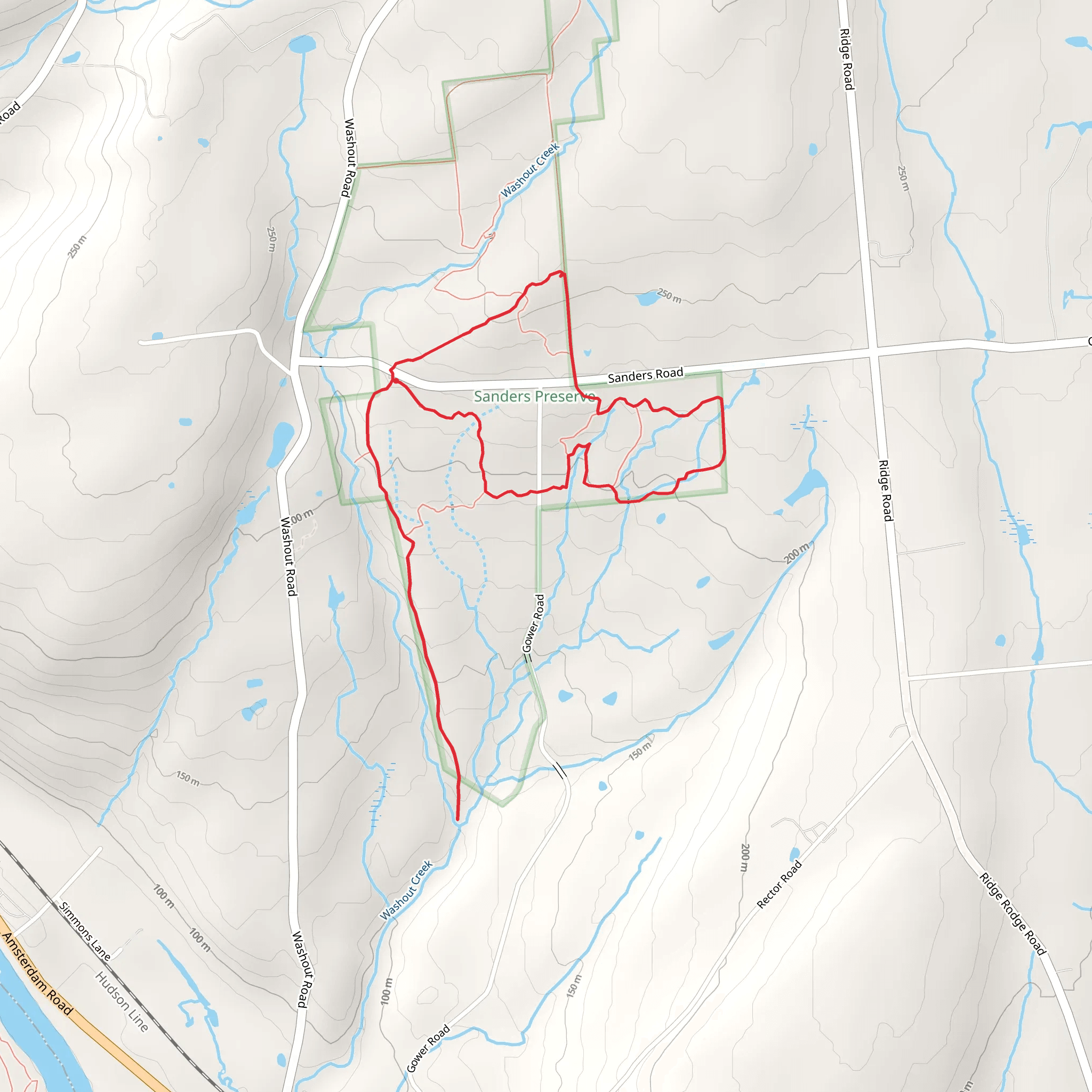 Rabbit Hollow Washout mobile static map