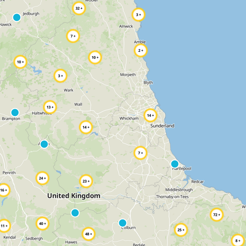 Gateshead Static Map