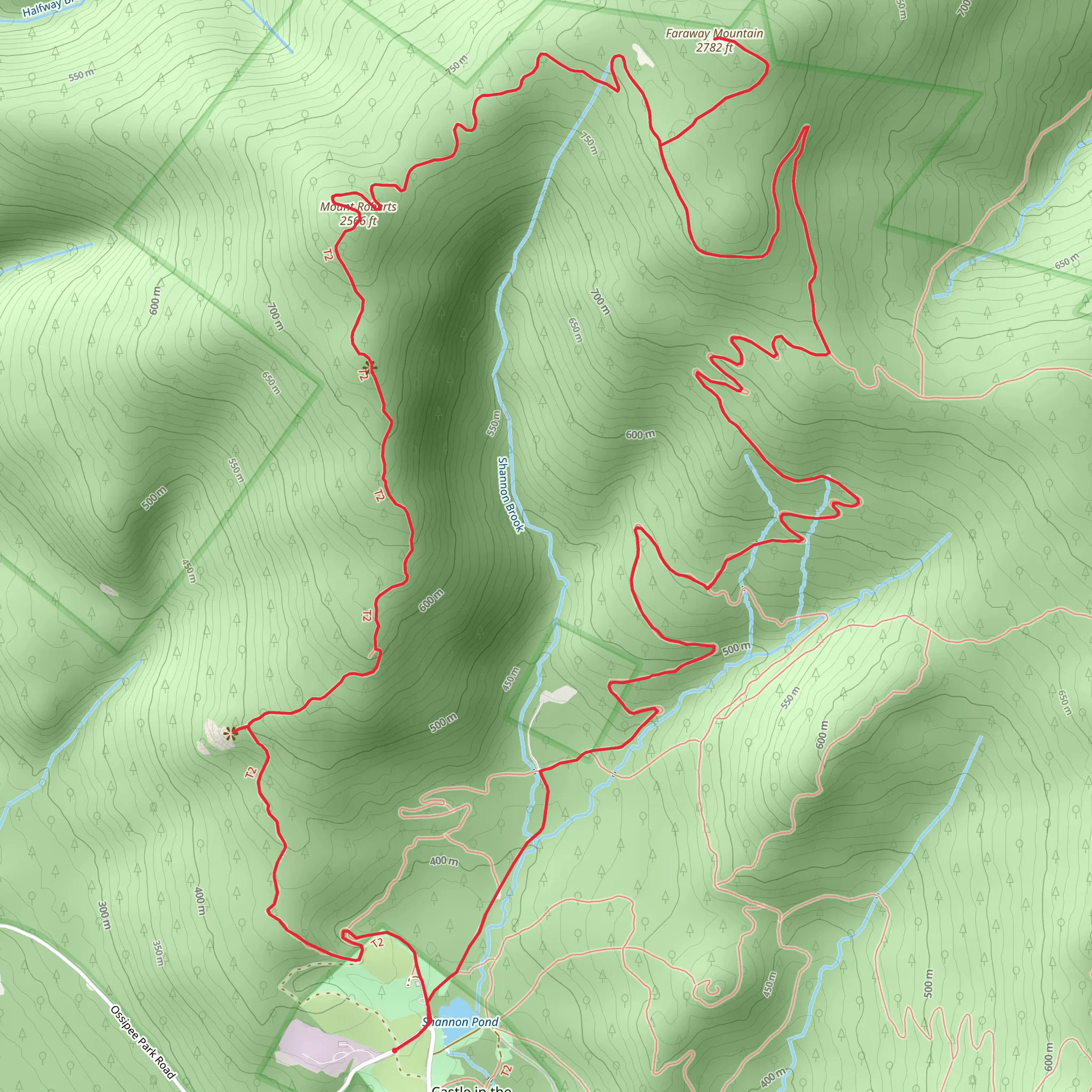 Faraway Mountain and Mount Roberts Loop Trail mobile static map