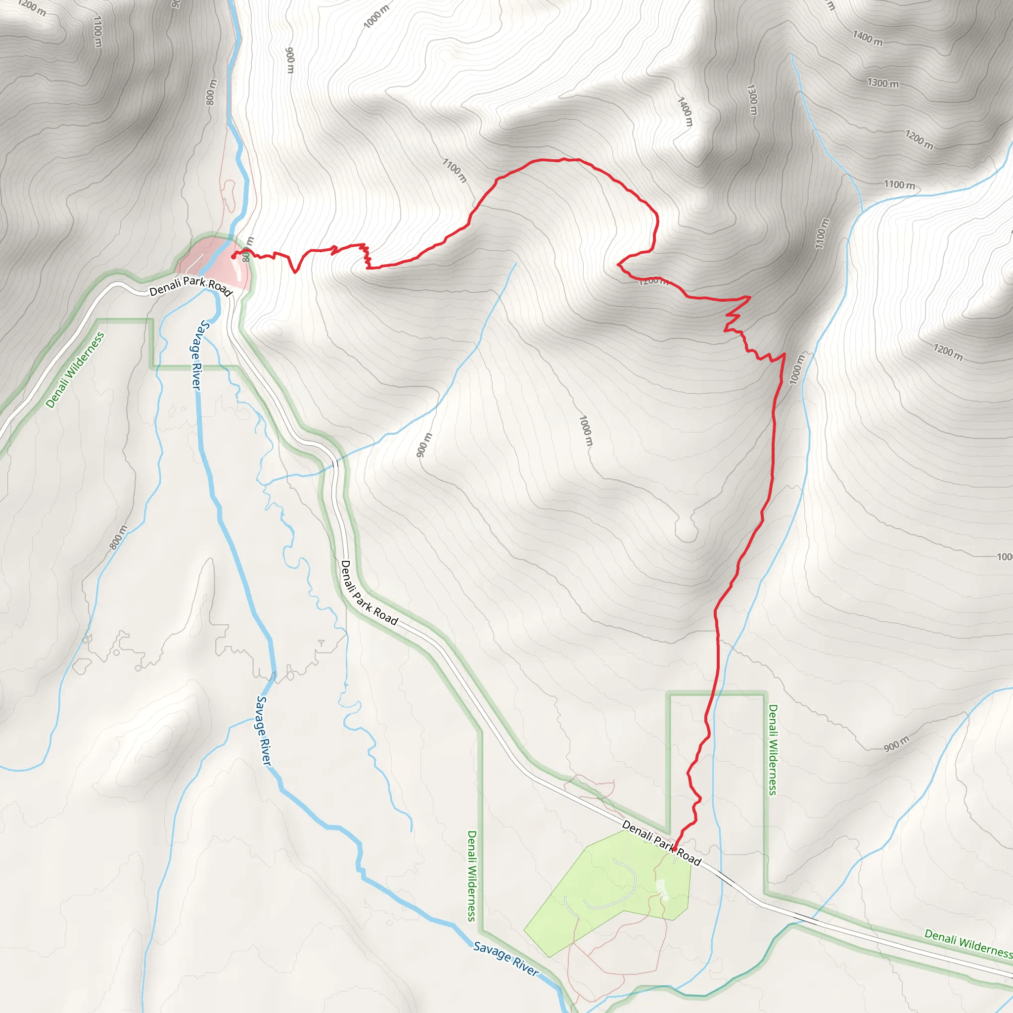 Alpine Loop mobile static map
