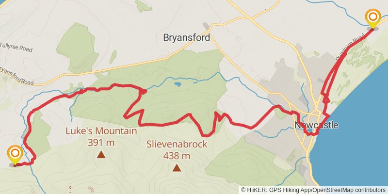 Saint Patrick’s Way - The Pilgrims Walk stage 6 Map