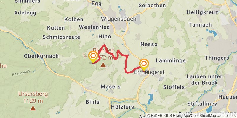 Wasserläufer - Route alt 5 Map