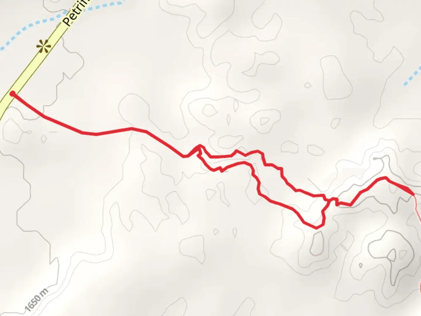 An image depicting the trail Historic Blue Forest Loop Trail and its surrounding area.
