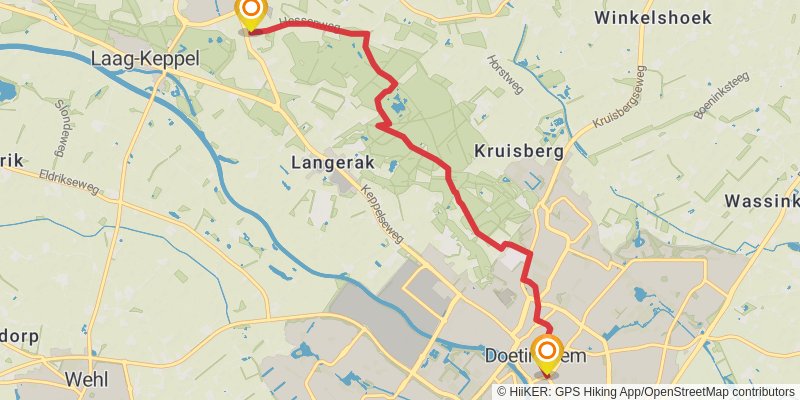 Graafschapspad stage 4 Map