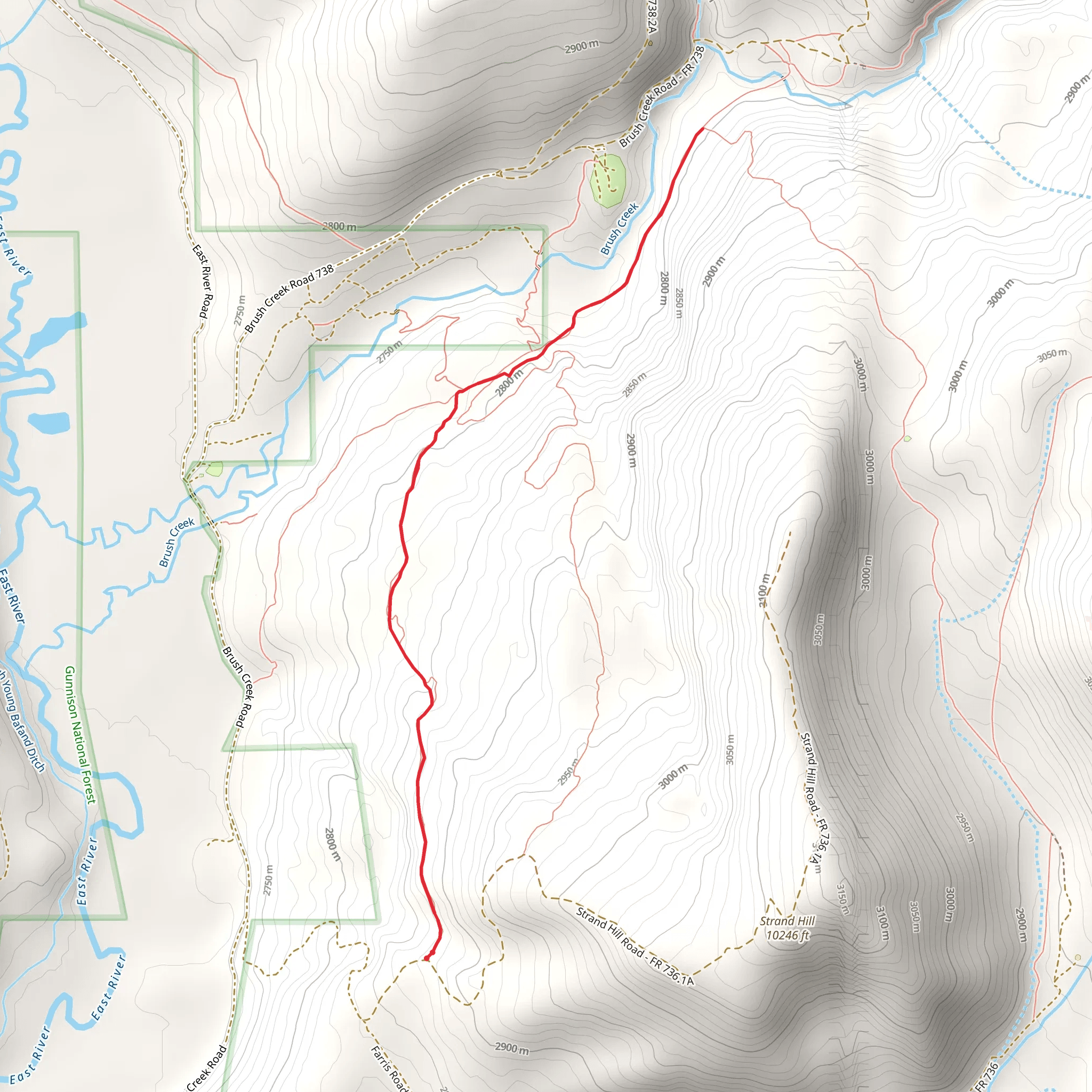 Strand Bonus Trail mobile static map