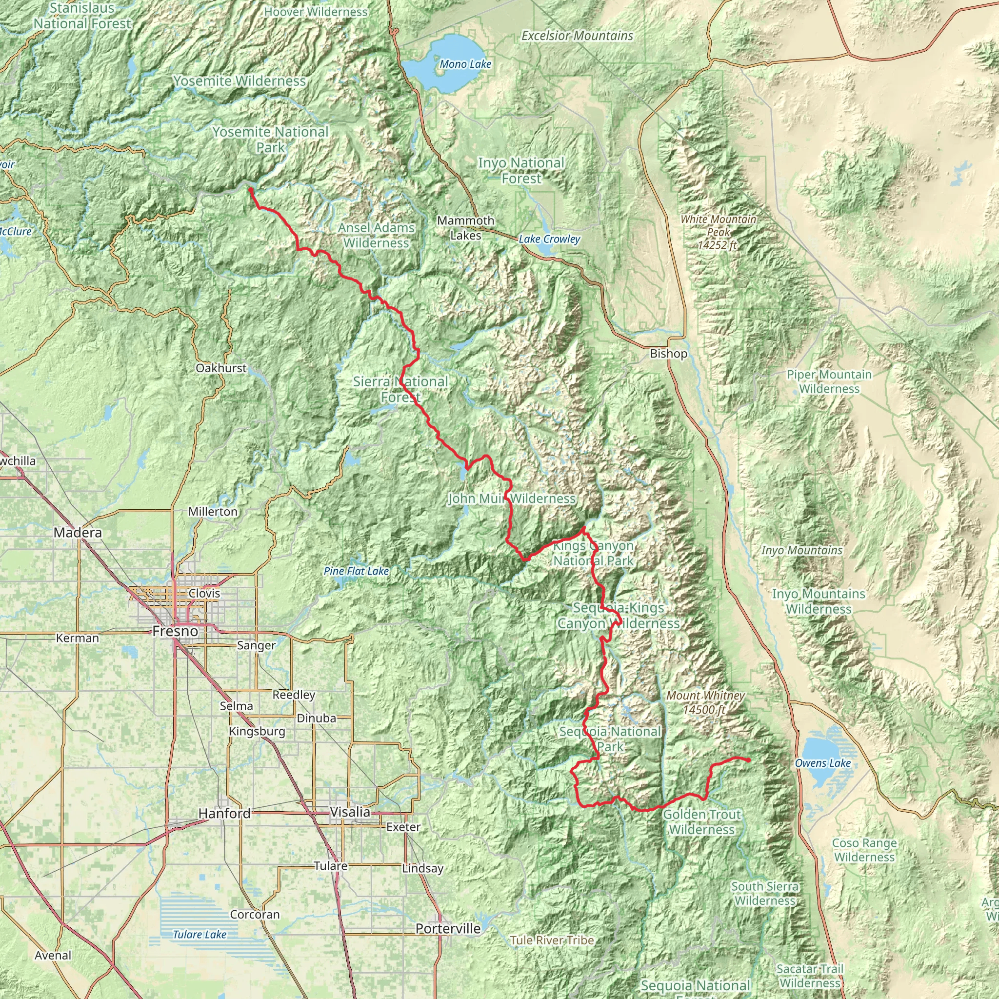 Theodore Solomons Trail mobile static map