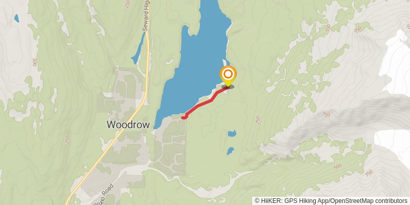 Bear Lake Trail - IDHT spur 1 Map