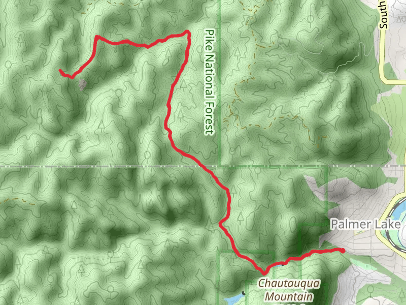 La Deux Réservoirs and Harrison Plane Crash Trail