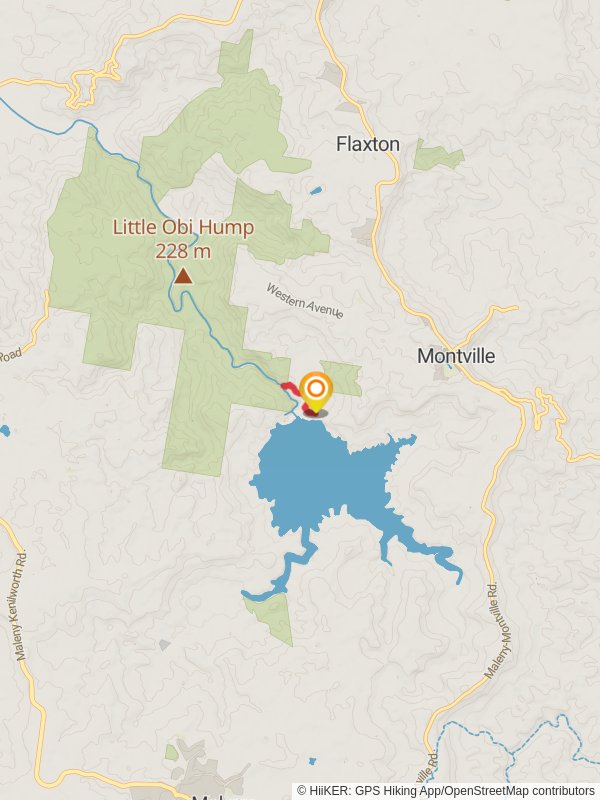 Narrows Lookout Track mobile static map