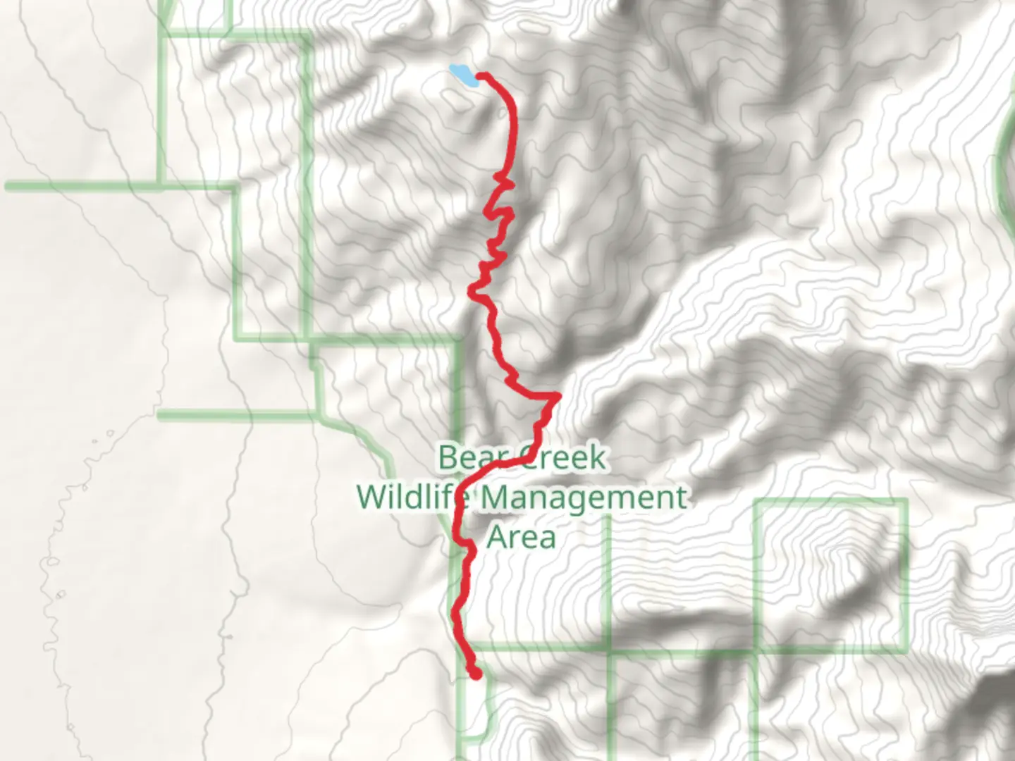 An image depicting the trail Lake Cameron Trail and its surrounding area.