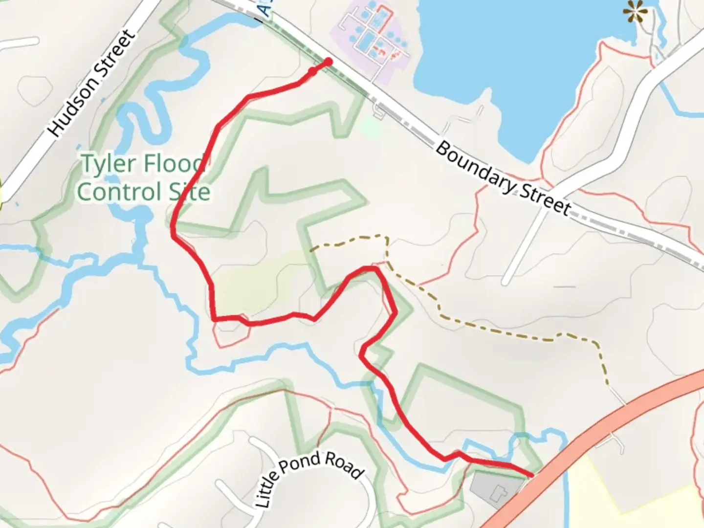 An image depicting the trail Old Farm Trail and its surrounding area.