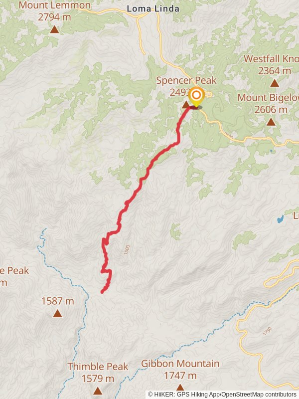 Box Camp Trail mobile static map