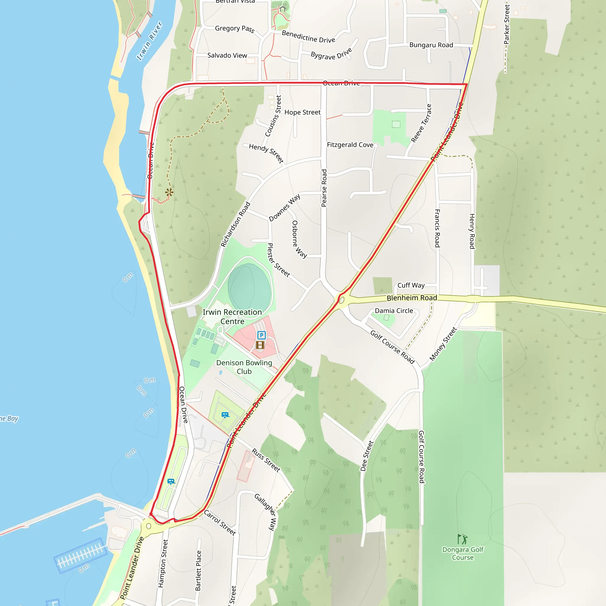 Thungara Trail 1 - Calico mobile static map