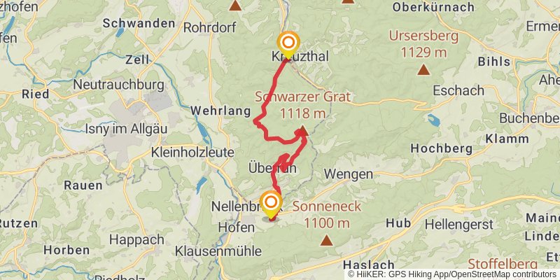 Wasserläufer - Route stage 4 Map