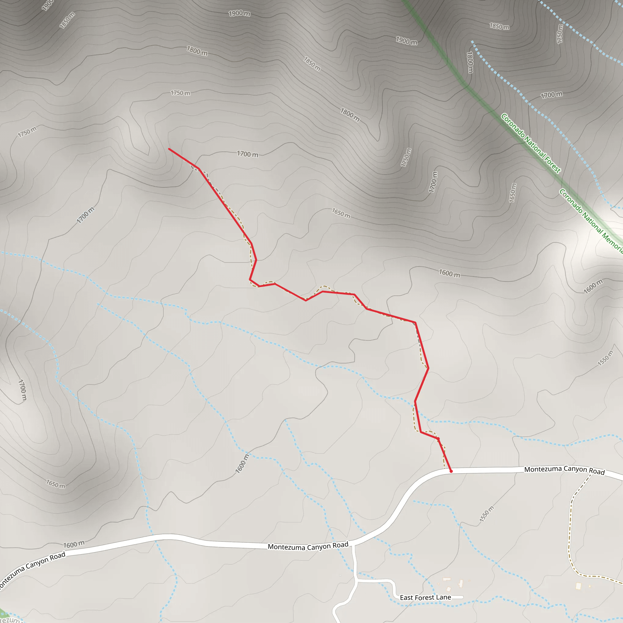 Windmill Trail mobile static map