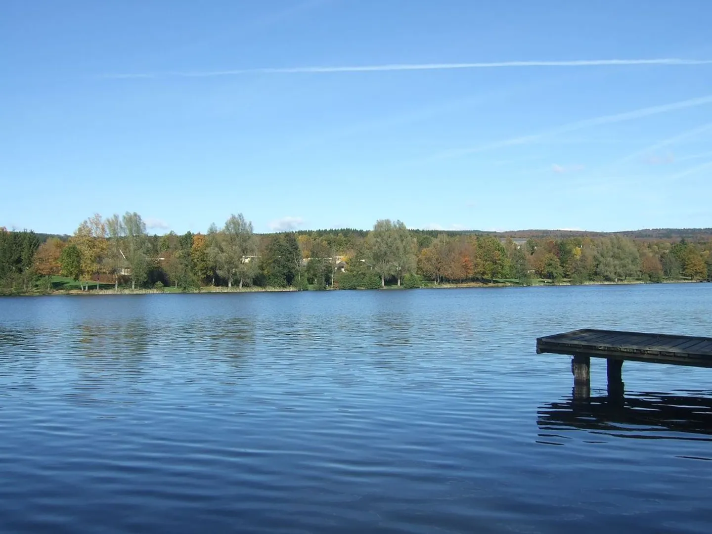 An image depicting the trail Keller Stausee via Kell 3 and its surrounding area.