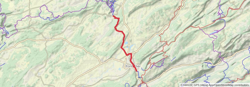 Via Francigena stage 52 Map