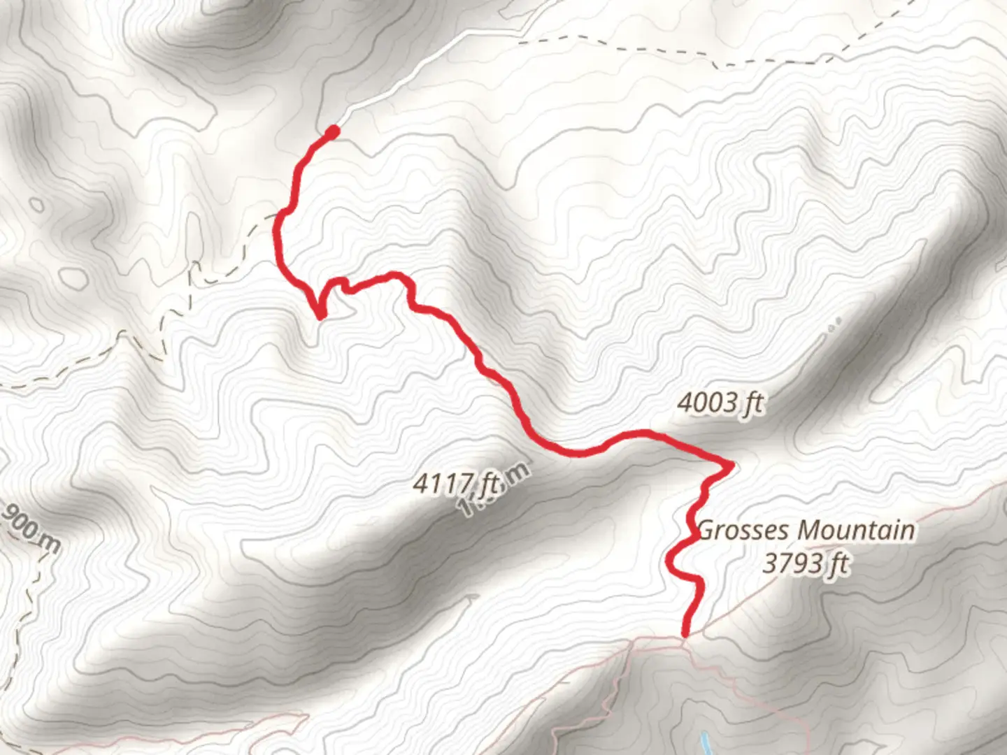 An image depicting the trail Chestnut Ridge Trail and its surrounding area.