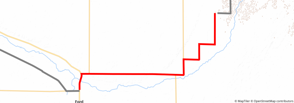 American Discovery Trail South Route stage 194 Map