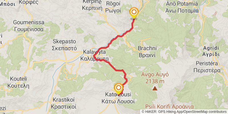 E4 - Peloponnes stage 2 Map