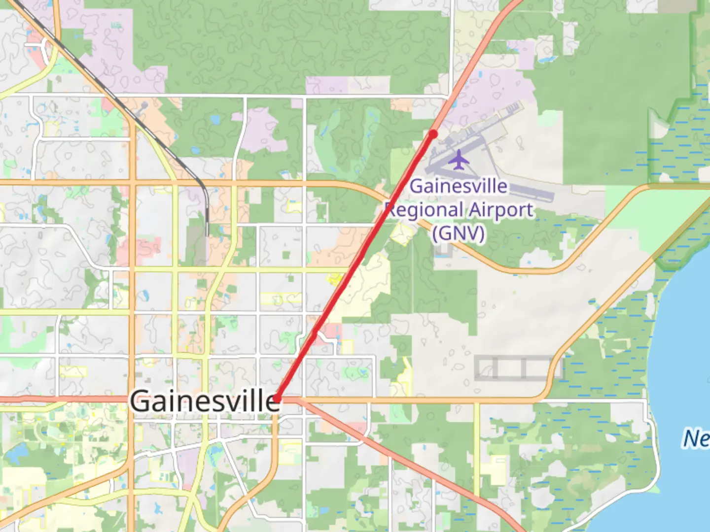 An image depicting the trail Waldo Road Greenway and its surrounding area.