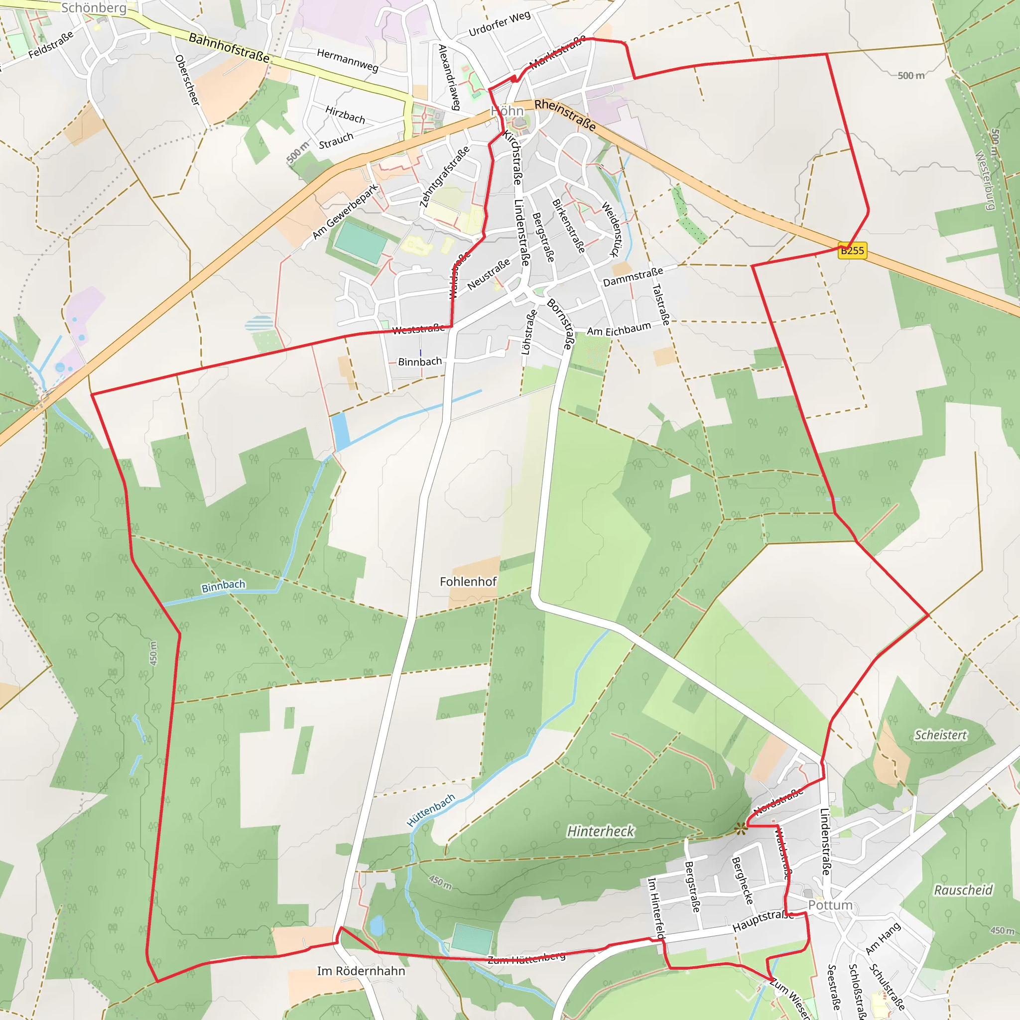 Hoehner Acht - Seerunde mobile static map